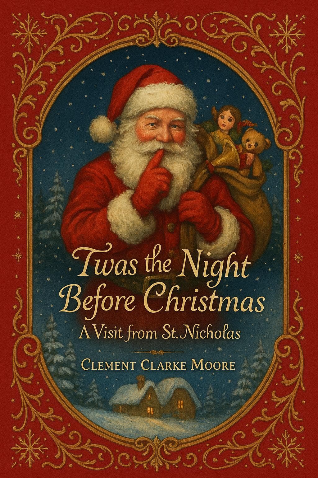 Cover of Twas the Night before Christmas: A Visit from St. Nicholas